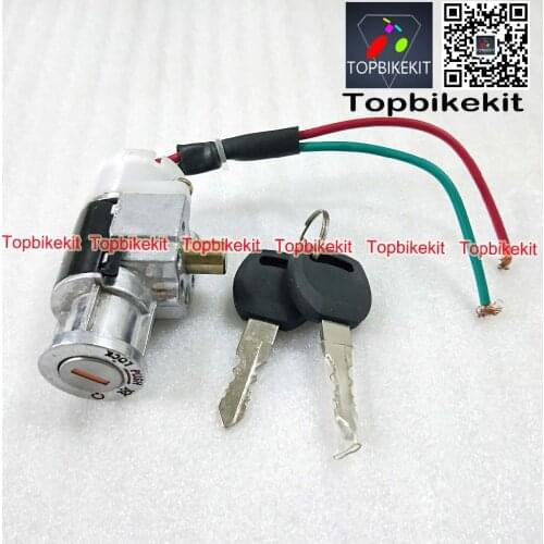Ebike Battery Parts Silver Fish Battery case Power Lock & Key / Ebike Lock & Key For Silver Fish Battery case