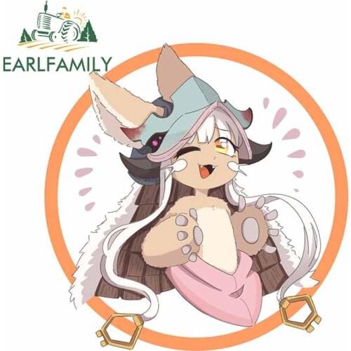 EARLFAMILY 13cm x 12.6cm Cute Animal Fur Tribe Graphics Car Stickers Vinyl Warp Waterproof Decals on Motorcycle Car Whole Body