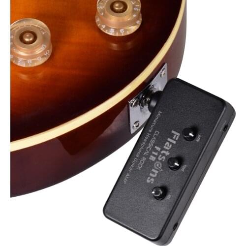 Flatsons F1R Mini Headphone Guitar Amp Amplifier with 3.5mm Headphone Jack AUX Input Plug-and-Play guitar parts