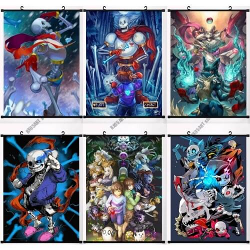 Anime Canvas Painting Undertale Sans Frisk Flowey Chara Wall Art Posters and Prints Pictures Living Kids Nordic Home Decoration