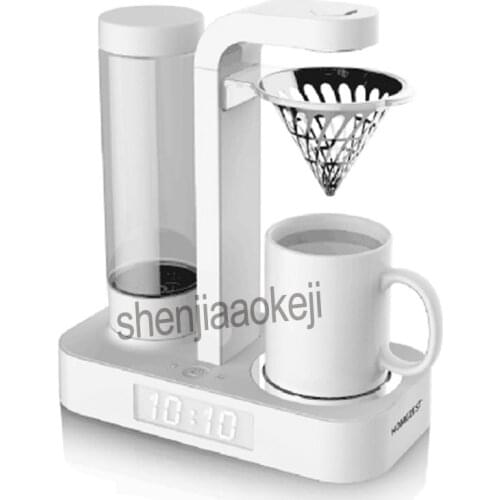 Coffee machine Clock automatic American drip office mini coffee pot machine Hand punch coffee machine Household 220v 600w 1pc