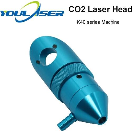 CO2 Laser Head for K40 Series Laser Engraving Cutiing Machine Lens Dia 15/18mm Focal Length 50.8mm Mirror 20mm