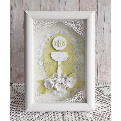 Mmao Crafts Metal Steel Cutting Dies New 2019 IHS letter and cup Stencil For DIY Scrapbooking Paper/photo Cards Embossing Dies