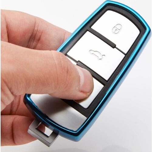 For VW Volkwagen CC Passat CC b6 b7 Soft TPU Protection Car Key Case Shell Cover Auto Accessories