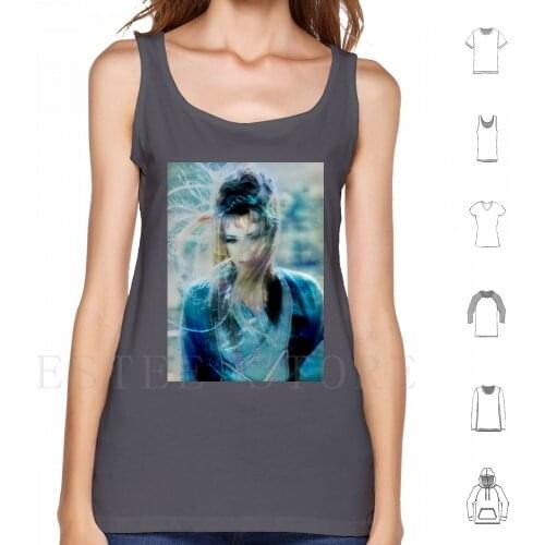 Mylène Farmer Tank Tops Vest Sleeveless Artist French A Singer Concert Mylène Joelle Guillaume Digital Creation