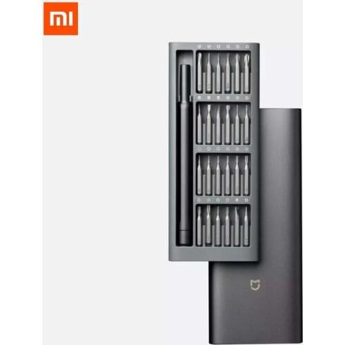 Original Xiaomi Mijia Daily Use Screwdriver Kit 24 Precision Magnetic Bits Alluminum Box DIY Screw Driver Set For Smart home