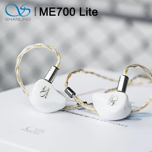 Shanling ME700 LITE 1DD+4BA Five Hybrid Driver In-ear Monitor Earphone IEM MMCX Detachable Cable
