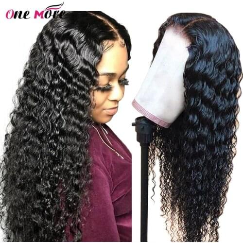 28 30 Inch Brazilian Deep Wave Lace Front Wig 250 Density Lace Wig 13x4 Lace Front Human Hair Wigs For Women 4x4 Closure Wig