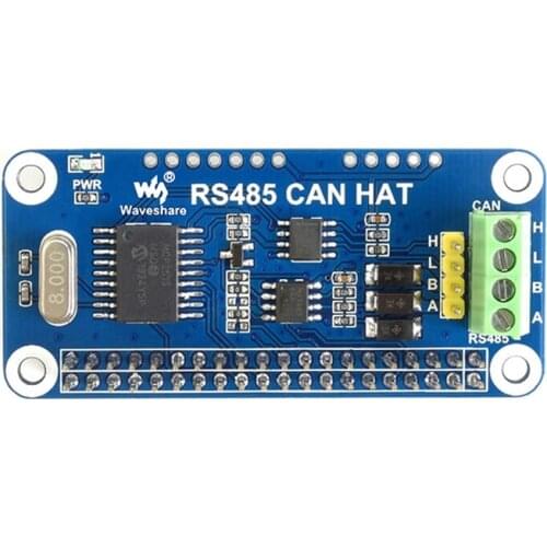 Waveshare MCP2515 RS485 Communication CAN BUS Module HAT Expansion Board for Raspberry Pi 3 Model B+ 3B Plus 4 4B Zero