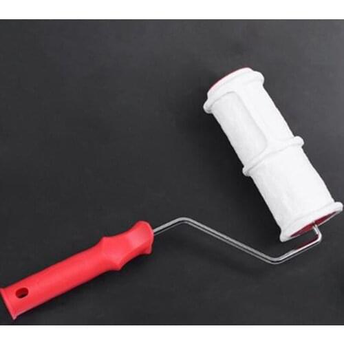 LBER Brick Pattern Paint Roller Household Wall Decoration Brush Diy Tool Art Paint Texture Rolling Flower Roll 2206TS