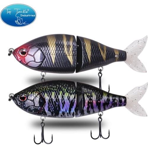150mm 56g Hard Bait Plastic Jointed Obese Joint hunter Soft Tail Multi-jointed Fishing lure jerk bait Swimbait