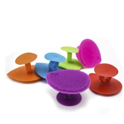 PLY with suction cup soft silica gel wash brush cosmetic brush to remove black and cutin makeup remover cleaning surface brush