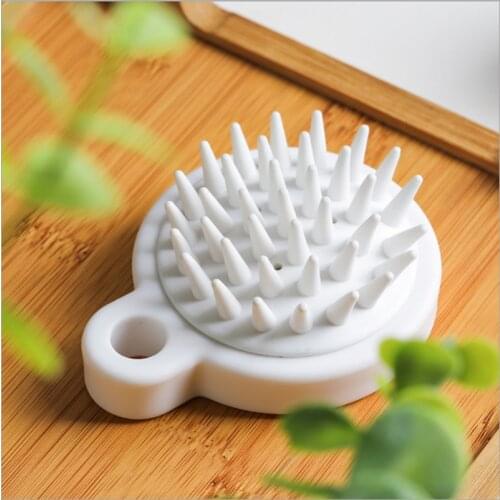 Silicone Head Body Scalp Massage Brush Silicone Shampoo Brush Hair Washing Comb Shower Brush Bath SPA Massage Brush Hair Brush