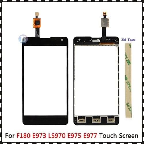 Replacement high Quality 4.7" For LG Optimus G F180 E973 LS970 E975 E977 Touch Screen Digitizer Sensor Outer Glass Lens Panel
