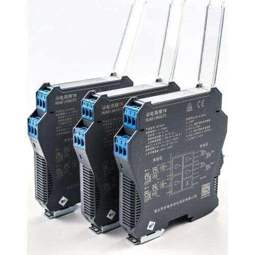 Thermocouple K S B J N T E types to 4-20ma 0-10v converter RTD TC temperature signal isolator converter Din rail installation