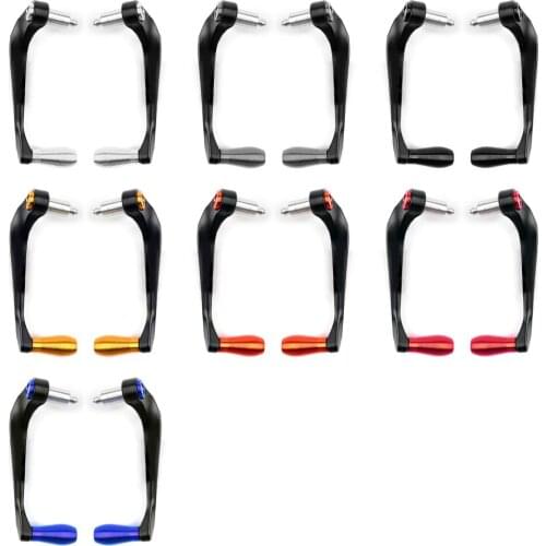 Areyourshop Motorcycle Universal Brake Clutch Lever Handguards Protector Hand Guard For Motorcycle 22mm Handle