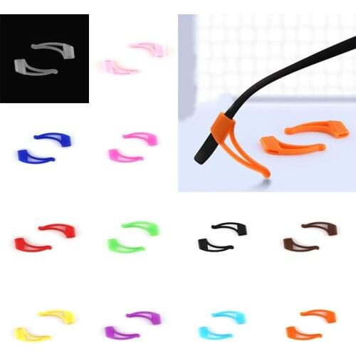 Fashion Anti Slip Ear Hook Eyeglass Eyewear Accessories Eye Glasses Silicone Grip Temple Tip Holder Spectacle Eyeglasses Grip