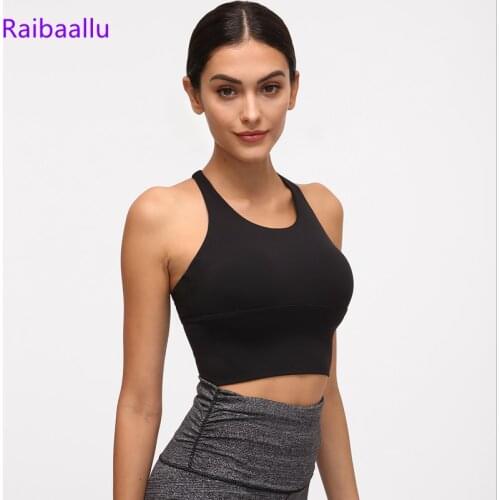 Women Fitness Bra Vest Absorb Sweat Pink Shockproof Back Cross Strap Black Padded Sports Yoga Bra Berry Red