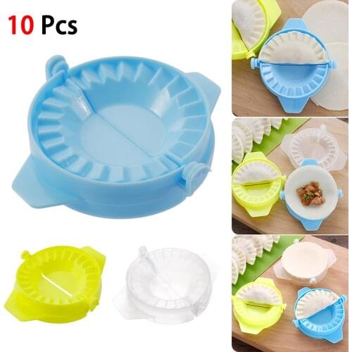 10pcs Multifunction Ravioli Mould Dumplings Cutter Dumpling Maker Form Wrapper Presser Molds Cooking Pastry Cutter Pastry Tool