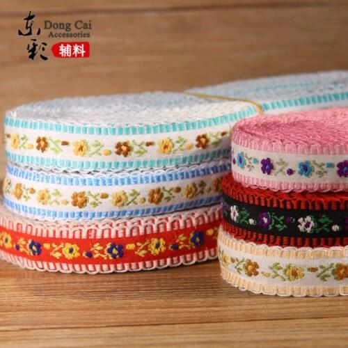 20yards *2cm Jacquard Lace Ribbons DIY Apparel Sewing Ribbon Webbing Supplies Handmade Clothe Skirt Shoes Accessories