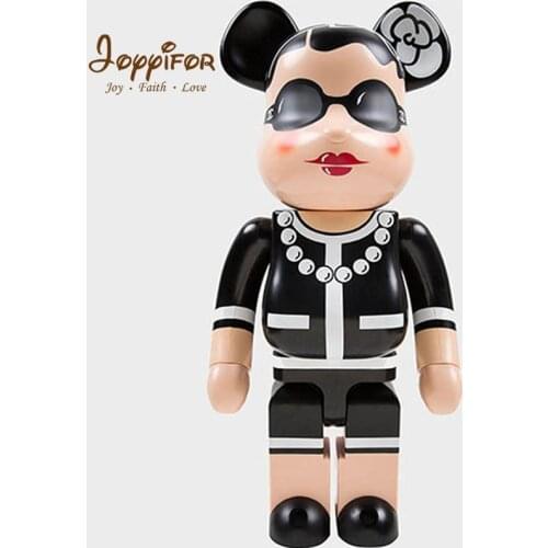 42PCS Styles 28CM Bearbricklys Action Figures Cartoon Blocks Bear Dolls PVC Street Art Collectible Models Toys to Friends Gifts