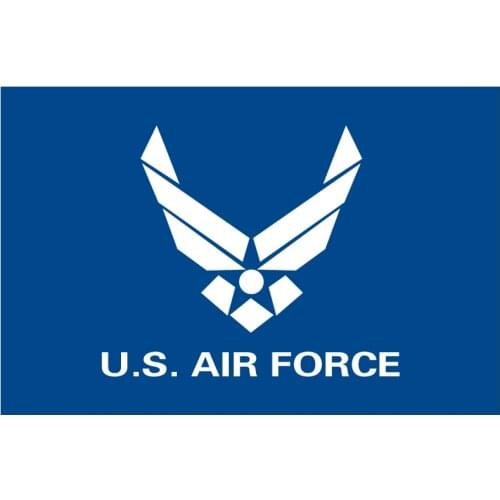 Free shipping 90 x 150cm USAF United States Air Force Blue Wings Logo Flag 3ft x 5ft Polyester Banner custom flag