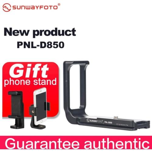 SUNWAYFOTO PNL-D850 Tripod Head Quick Release Plate for Nikon D850 Tripod Head L-bracket Specific Aluminum Quick Release Plate