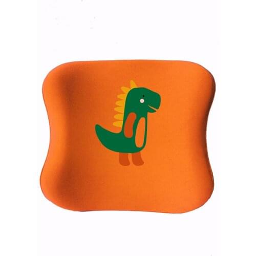 Custog Memory Foam Kids-Young Visco Waist Support Back Pillow For Study Chair Orthopedic Health Care Pad Dinosaur