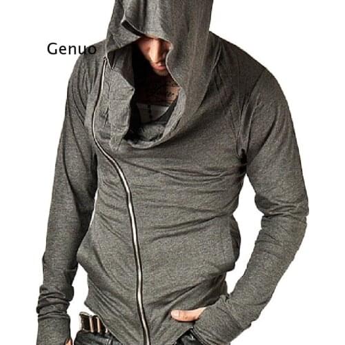 Mens European and American Jackets Mens Sportswear Trend Hoodie Outdoor Jackets Mens Fall Winter