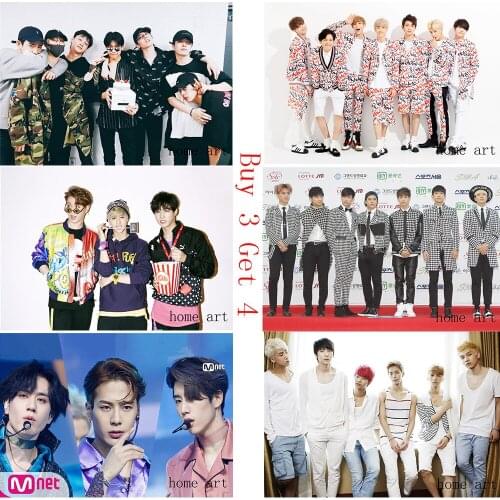 GOT7 wallpaper Clear Image Wall Stickers Home Decoration Good Quality Prints White Coated Paper
