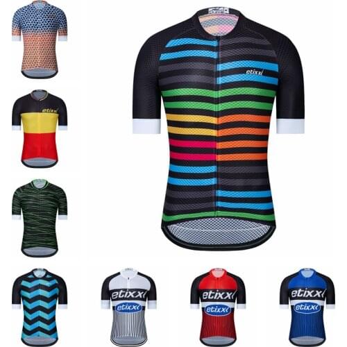 Cycling Clothing Men 2019 Pro Team etixxl Mtb Sportswear Outdoor Mtb Ropa Ciclismo Bike Uniform Bike Jersey Quick Drying Tops