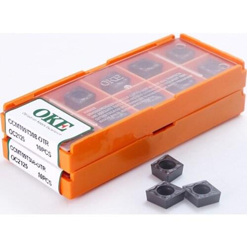 OKE CCMT09T304-OTR OC2125/CCMT09T308-OTR OC2125/CCMT09T304-OTR OC2025/CCMT09T308-OTR OC2025 CNC carbide inserts 10PCS/BOX