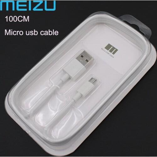 Original Meizu Micro USB Cable for M5s M6s M5 M6 M3 M2 Note MX5 MX4 U10 U20 E2 100CM Data Line Mei zu 2A Fast charge Micro Cable