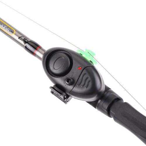 Upgraded Electronic Bite Fishing Alarm Adjustable Sound Volume Knob LED Indicato Daytime / Night Carp Fishing Outdoor