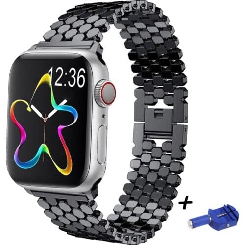 Strap for Apple watch band 44 mm 40mm iwatch 42mm 38mm Accessories Metal Stainless steel correa bracelet for apple watch 5 4 3