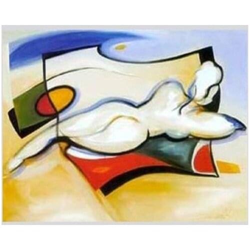 Handpainted Oil Painting On Canvas Modern Abstract Art for Office Home Decor Figurative Unique Gift