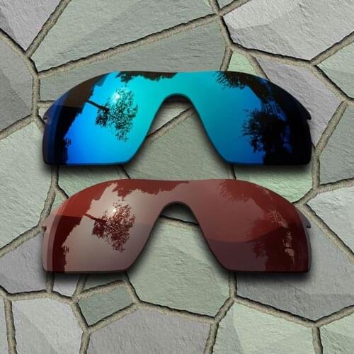 Sky Blue&Bronze Brown Sunglasses Polarized Replacement Lenses for Oakley RadarLock Path