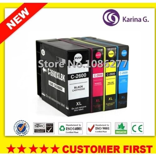 Compatible ink cartridge For Canon PGI2600 PGI-2600 PGI 2600 suit for Canon MAXIFY iB4060 MAXIFY MB5060 MAXIFY MB5360
