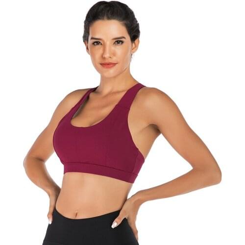 LUKITAS Women Sports Bra Tops Backless Fitness Yoga Running Sports Bra Breathable Sexy Crop Top Sport Wear Yoga Tops Sports Bra
