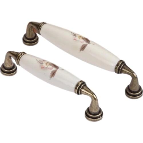 Vintage Knob Drawers Pull Handle Furniture Cupboard Wardrobe Knobs Dresser Door Decorative Kitchen Cabinet Knob Ceramic Button