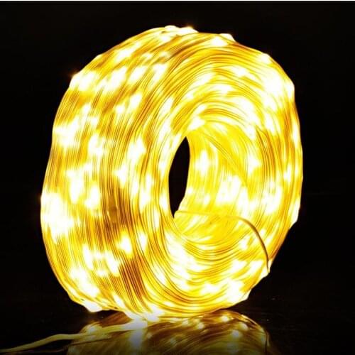 10m/50m/100m Waterproof LED String Lights for Xmas Garland Lamp Party Wedding Holiday Decoration Christmas Tree Lights EU Plug