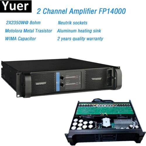 2 Channel Amplifier FP14000 Line Array Amplifier Professional 2X2350W line array professional Sound Power Amplifier Line fp14000