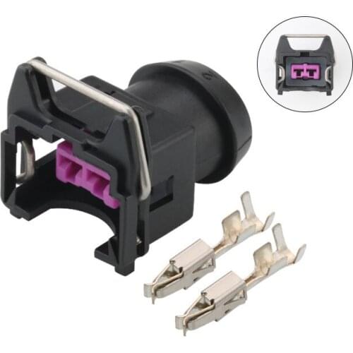 10pcs/lot 2 Pin female waterproof electrical auto wire harness connector with rubber boot for Bosch DJ7023A-3.5-21