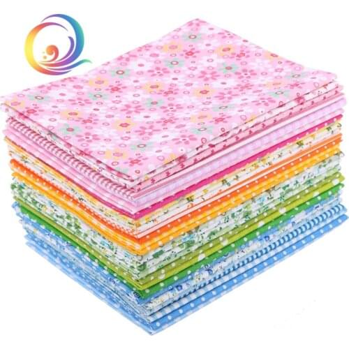 28pcs/lot Plain Thin Cotton Fabric Patchwork For DIY Quilting Sewing Fat Quarters Bundle Tissue Telas Tilda Needlework 50cm*50cm