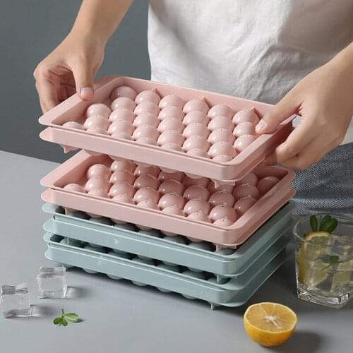 3D DIY Plastic Molds Ice Tray Round Cone Ice Molds Home Bar Party Use Round Ball Ice Cube Makers Kitchen DIY Ice Cream Moulds