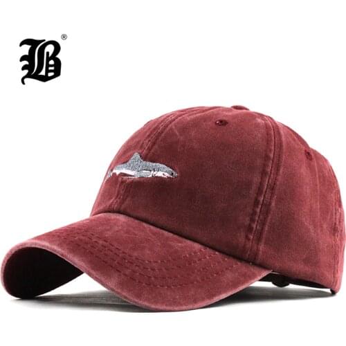 [FLB] 100% Washed Cotton Men Baseball Cap Fitted Cap Snapback Hat For Women Gorras Casual Casquette Embroidery Letter Retro F183