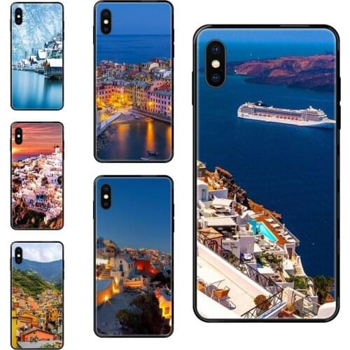 Mountain Old Town Area Exclusive Black Soft TPU Cell Phone Cases For Galaxy S5 S6 S7 S8 S9 S10 S10e S20 edge Lite Plus Ultra