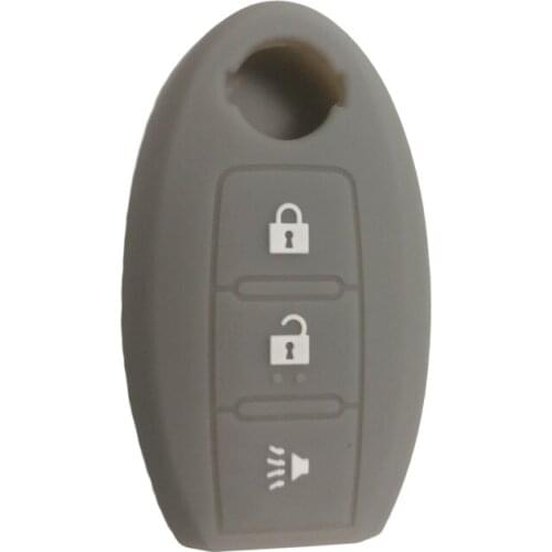 Key Cover Case for Nissan Tiida Livina X-Trail T31 T32 Qashqai Teana March Juke Sylphy Sunny Murano Geniss Almera Silicone Fob