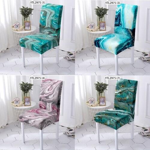 Colored marble dining room decor office chair cover stool chair chair covers dining room dining chair seat covers for chairs