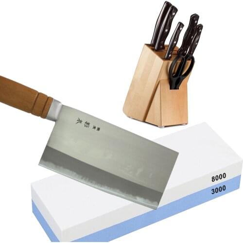 Double Sided Whetstone Knife Wet Stone Kit Sharpener Water Sharpening Tool Sets